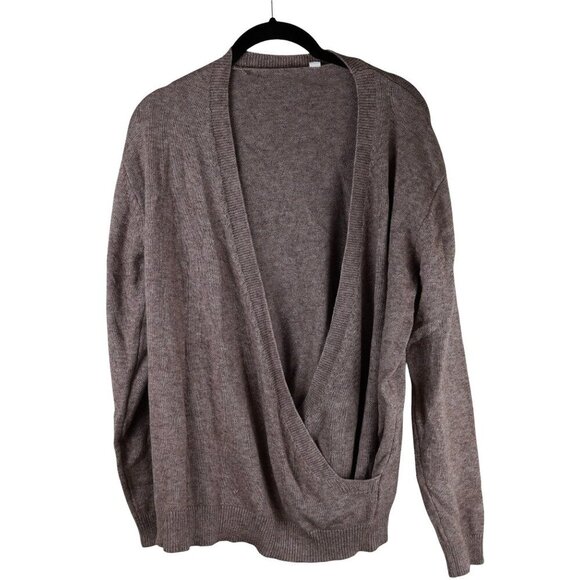 Oversized Softome‎ Womens Brown Cardigan Sweater 3XL Viscose/Nylon Blend - Picture 1 of 7
